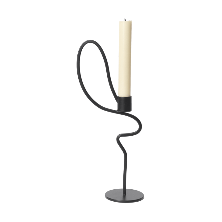 Valse candlestick high - Black - ferm LIVING
