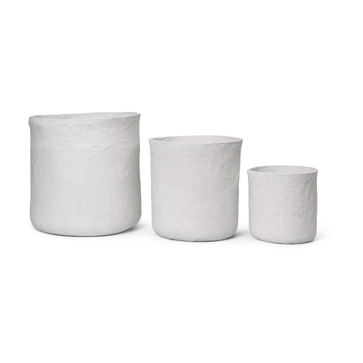 Vary storage basket 3 pieces - White - ferm LIVING