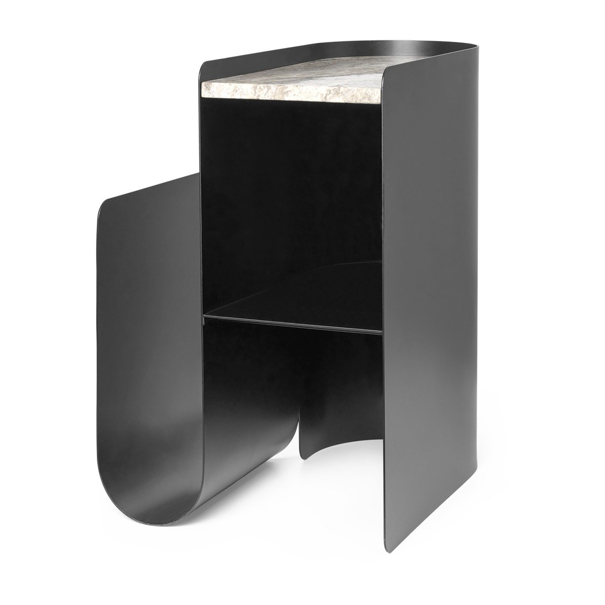 Ferm Living Vault side table 40,2x33,4x50 cm Black