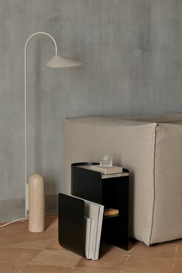 Vault side table 40,2x33,4x50 cm - Black - ferm LIVING