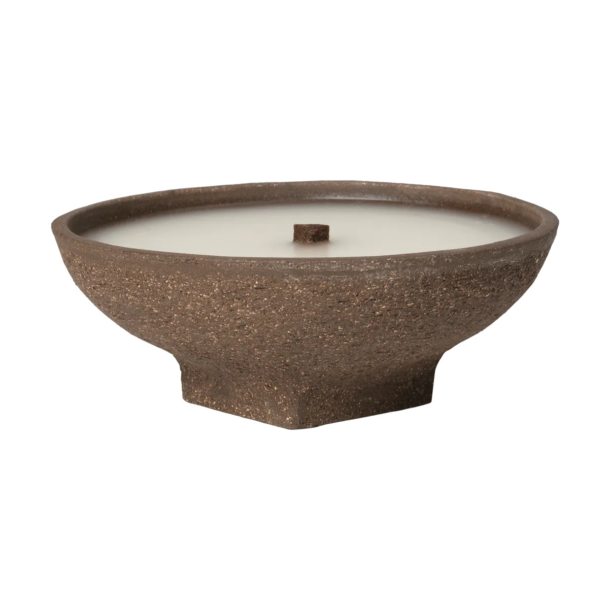 Vei outdoor candle, Brown, Ø30x12.5 cm Ferm Living