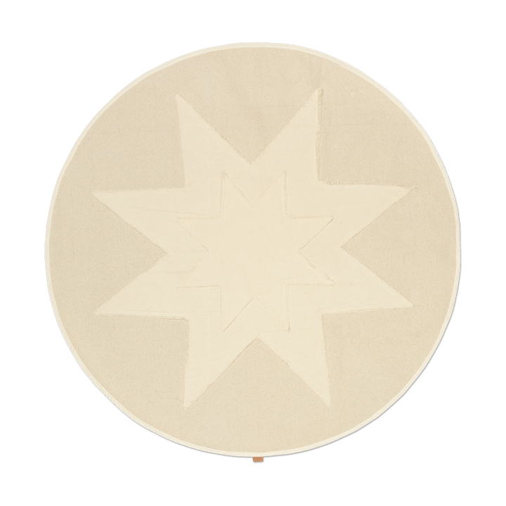 Vela Star Christmas tree rug - Natural - Ferm Living