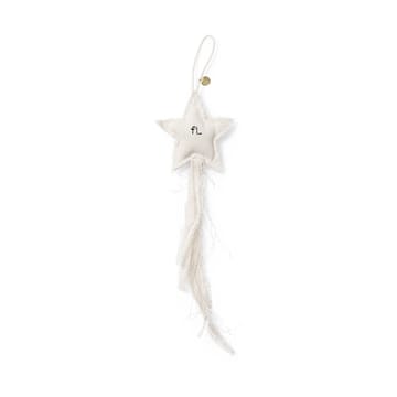 Vela Star Ornaments Christmas tree decoration 4 pieces - Natural - Ferm Living