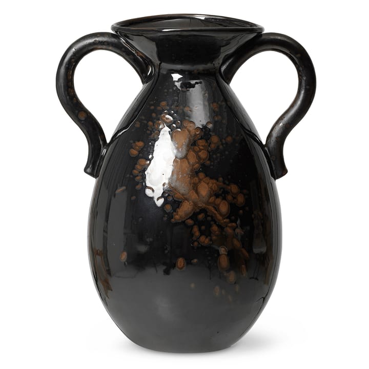 Verso floor vase 49 cm - Black-brown - Ferm LIVING