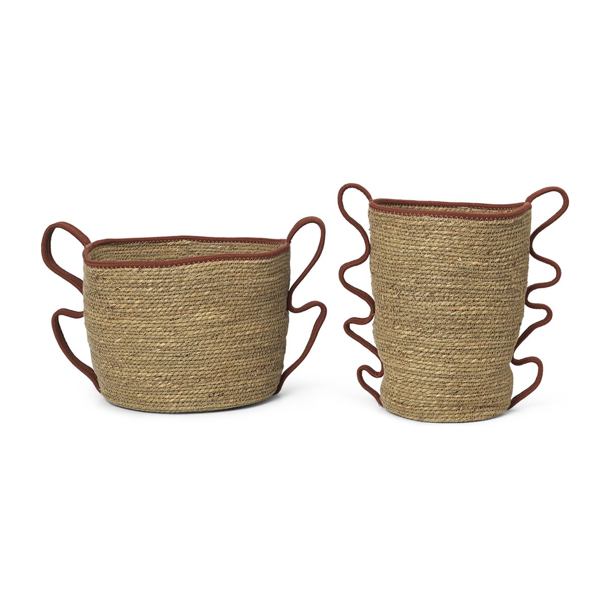 Ferm Living Verso storage box 2 pieces Brick | Scandinavian Design | Storage baskets | Beige