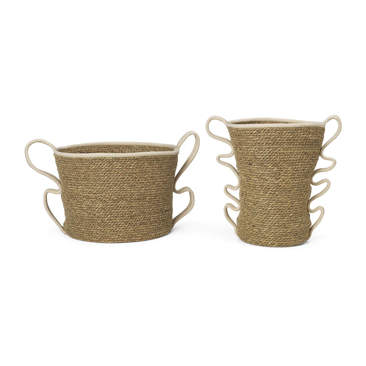 Ferm Living Verso storage box 2 pieces Off-white | Scandinavian Design | Storage baskets | Beige