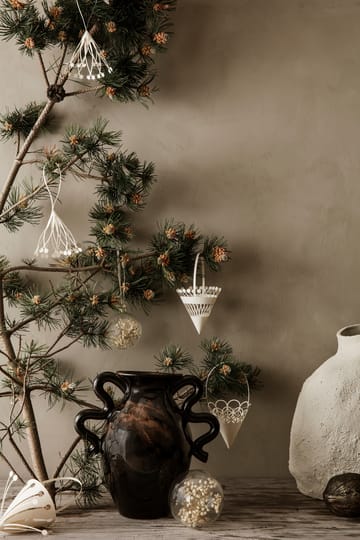Verso vase 27 cm - Black-brown - Ferm Living