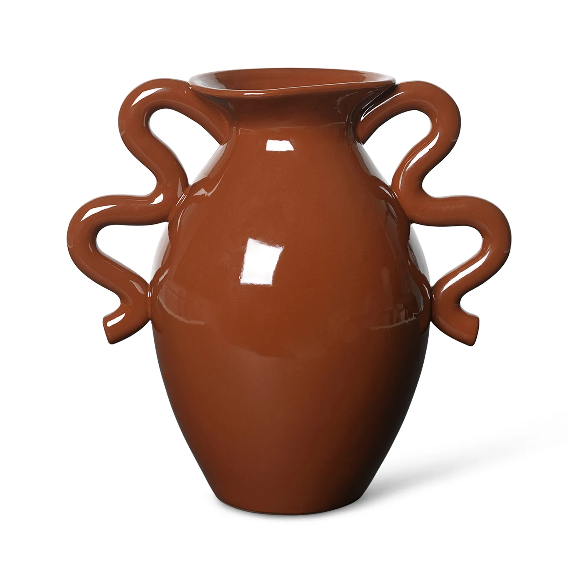 Verso vase 27 cm, Terracotta Ferm Living