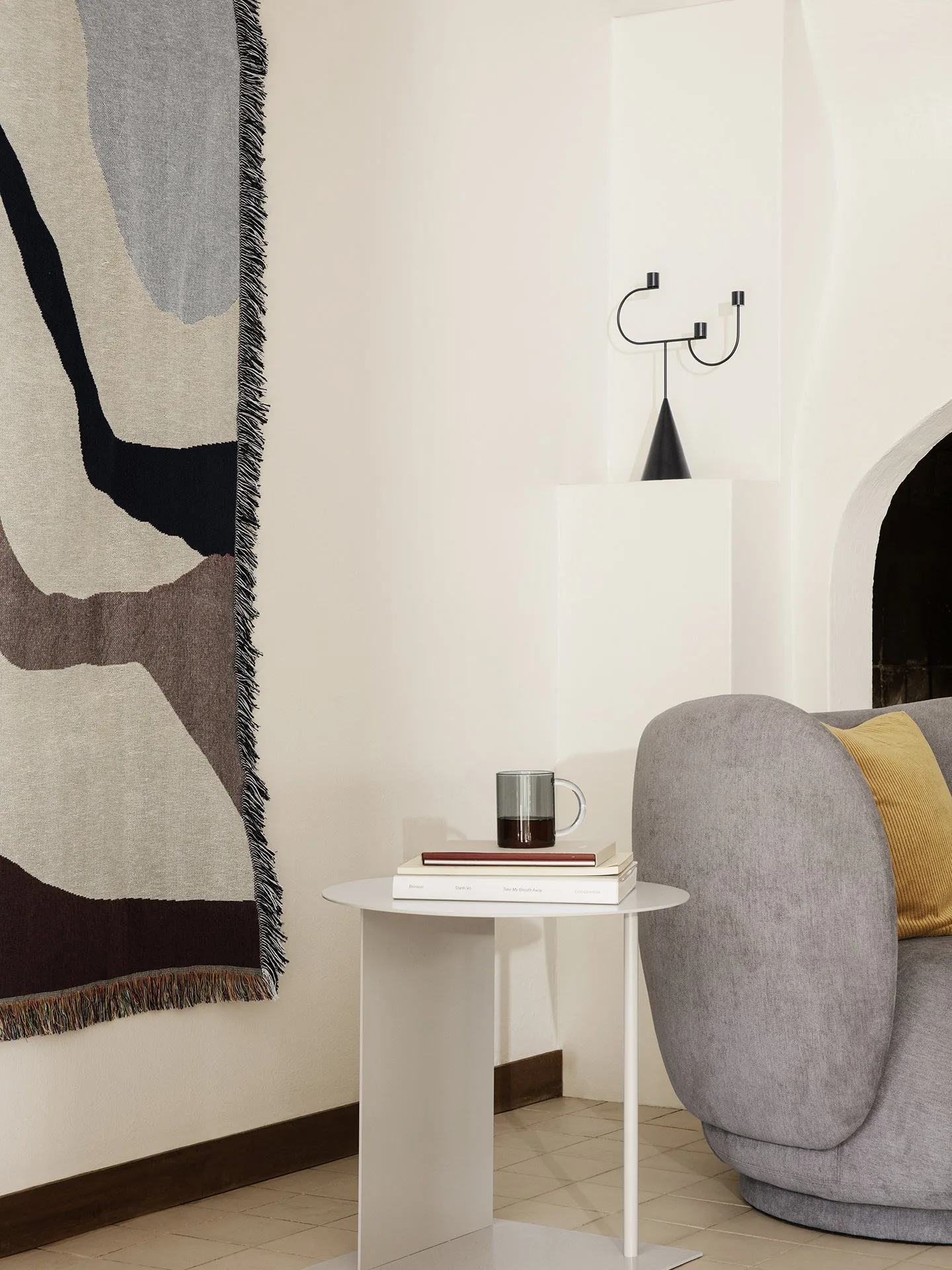 Vista throw 120x170 cm, Off-white Ferm Living