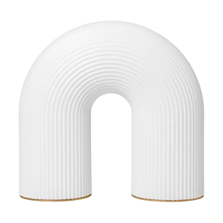 Vuelta outdoor portable table lamp - White, 25 cm - Ferm Living