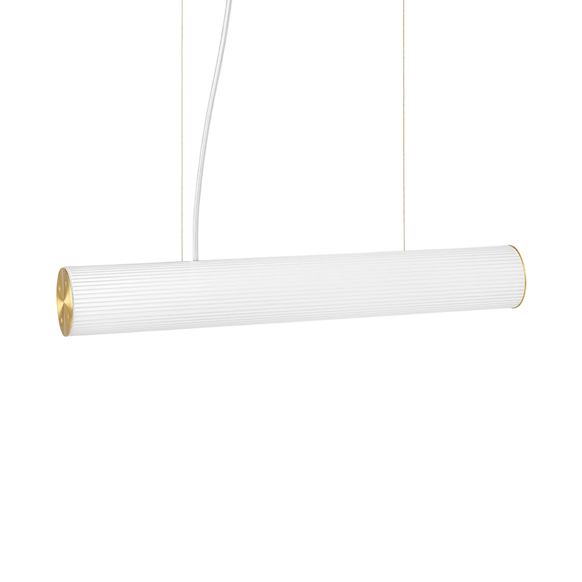 Vuelta pendant lamp 60 cm, White-brass Ferm Living