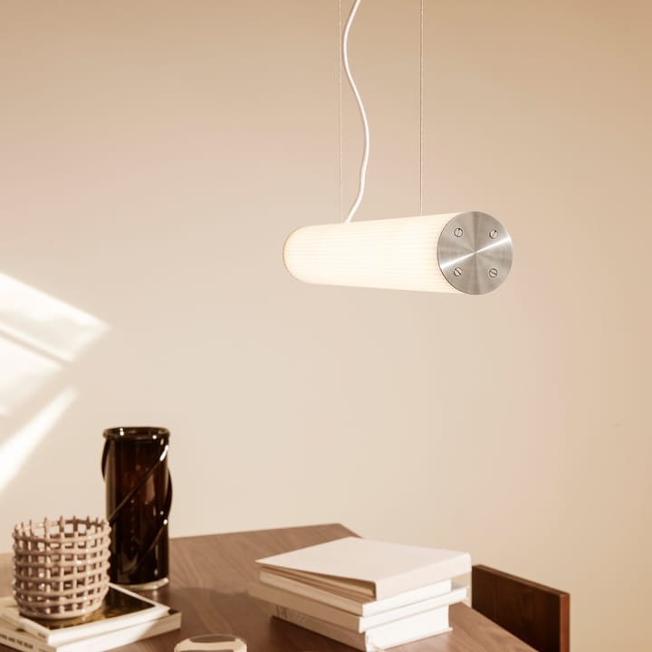 Vuelta pendant lamp 60 cm - White-stainless steel - Ferm Living