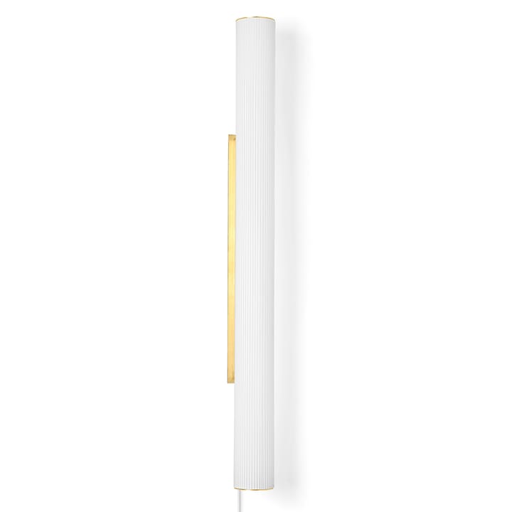 Vuelta wall lamp 100 cm - White-brass - Ferm Living