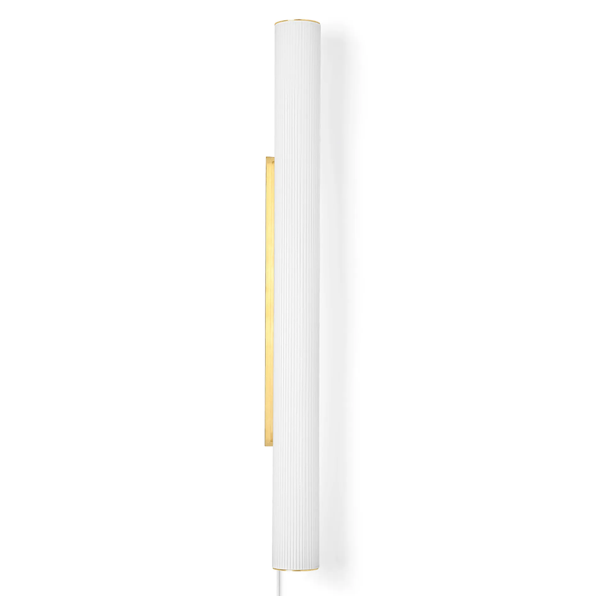 Vuelta wall lamp 100 cm, White-brass Ferm Living