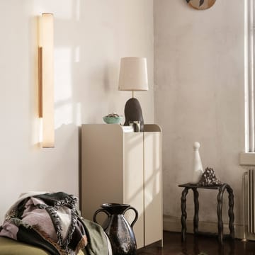 Vuelta wall lamp 100 cm - White-brass - ferm LIVING