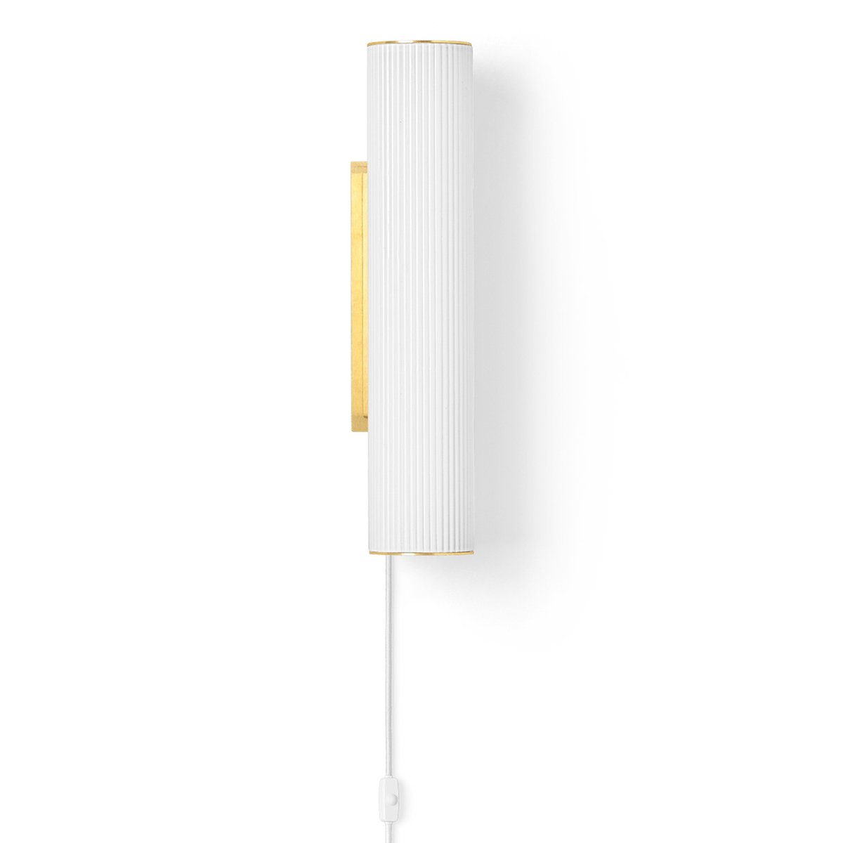 Ferm Living Vuelta wall lamp 40 cm White-brass | Scandinavian Design | Wall lights | Gold-coloured