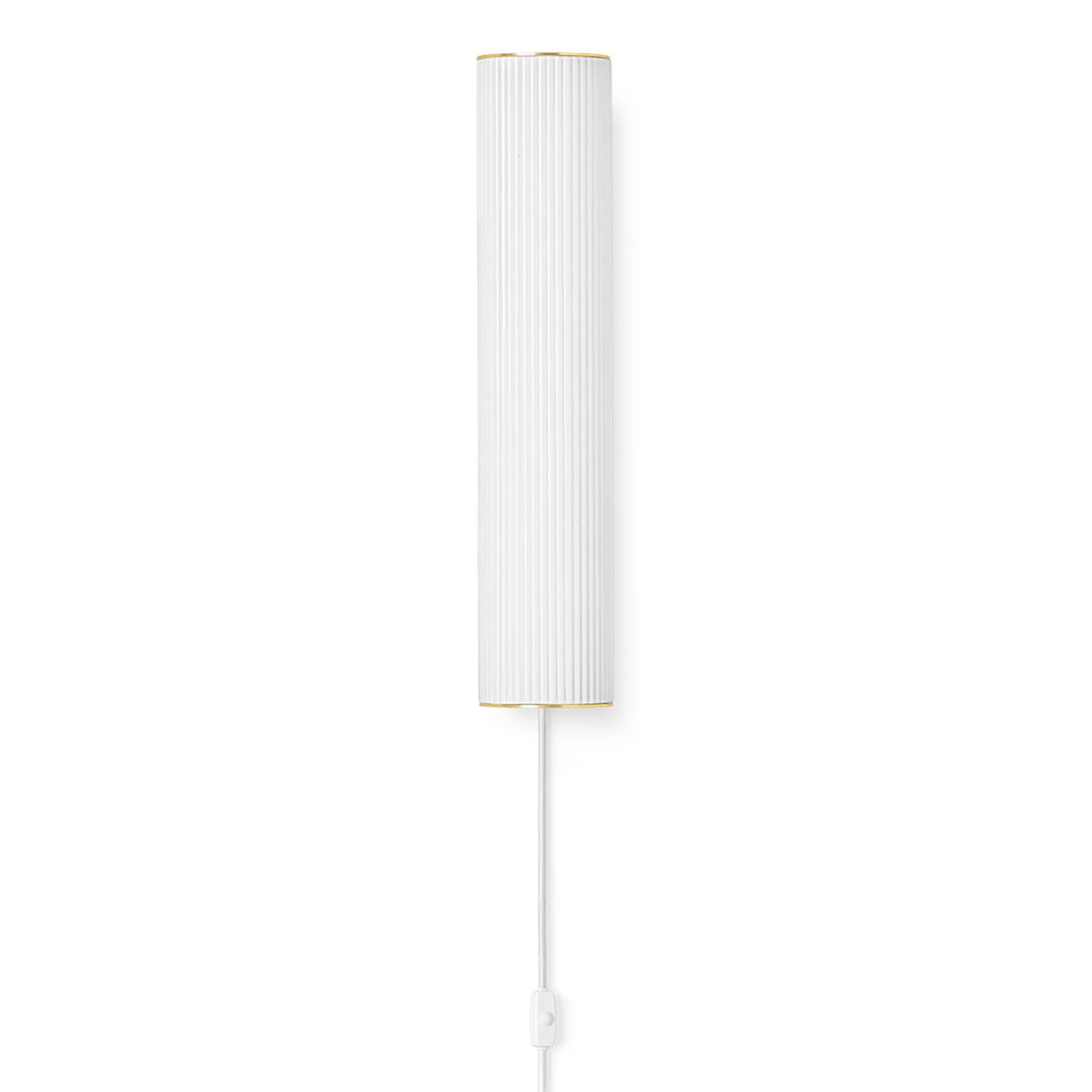 Vuelta wall lamp 40 cm, White-brass Ferm Living