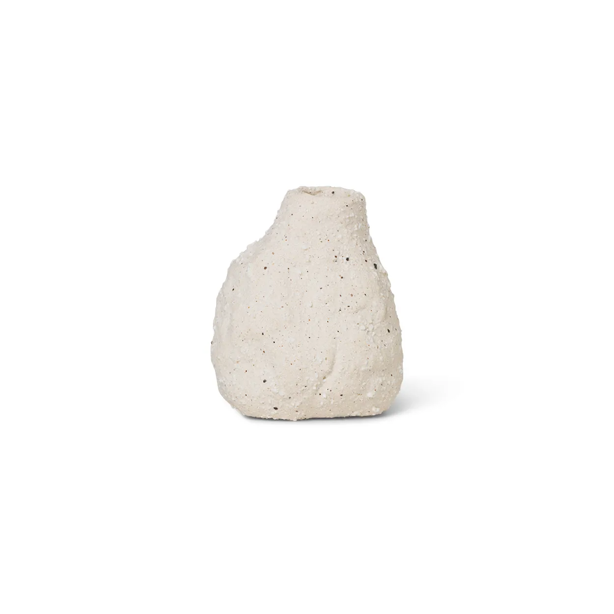 Ferm Living Vulca vase mini Off white stone | Scandinavian Design | Vases | White
