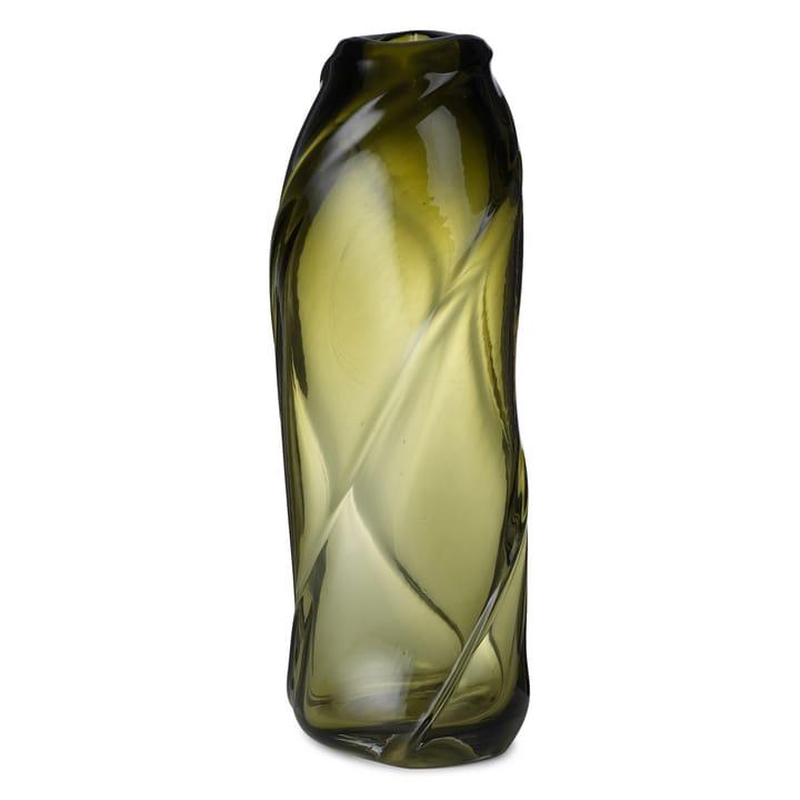 Water Swirl vase, moss green Ferm Living