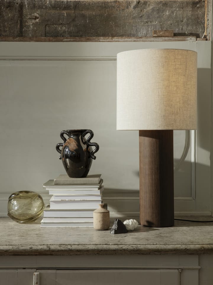 Water Swirl vase round Ø21 cm, Recycled glass Ferm Living
