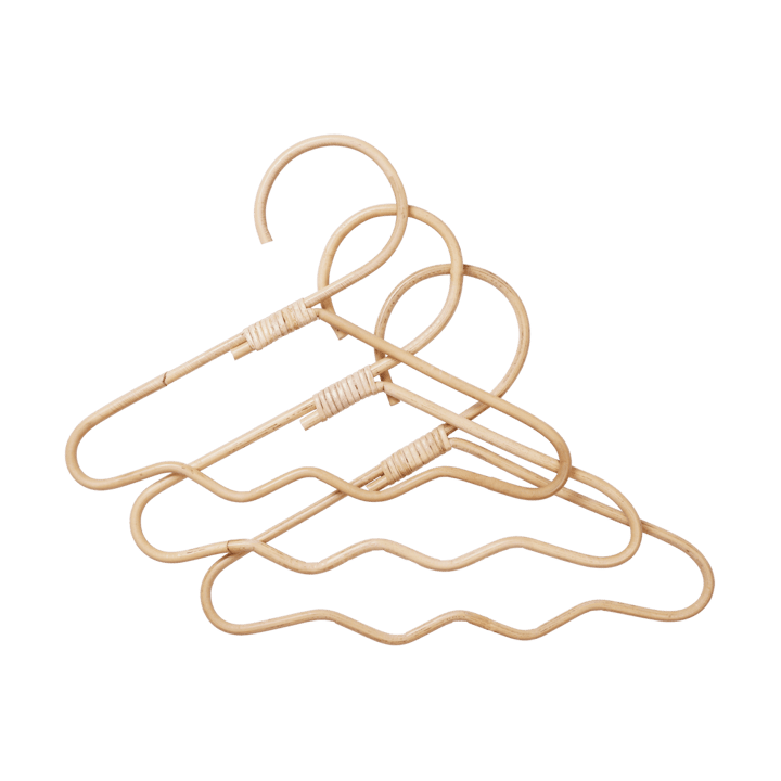 Wavi hangers 3-pack - Natural - Ferm Living