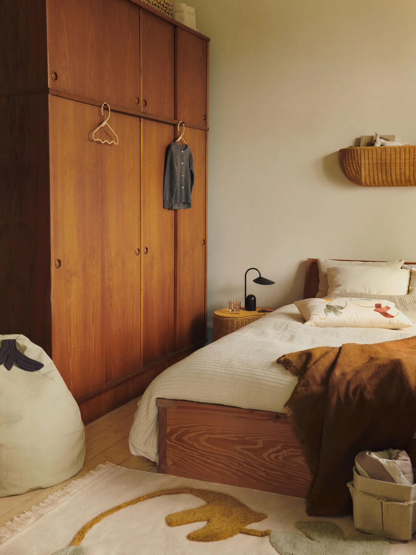 Wavi hangers 3-pack, Natural Ferm Living