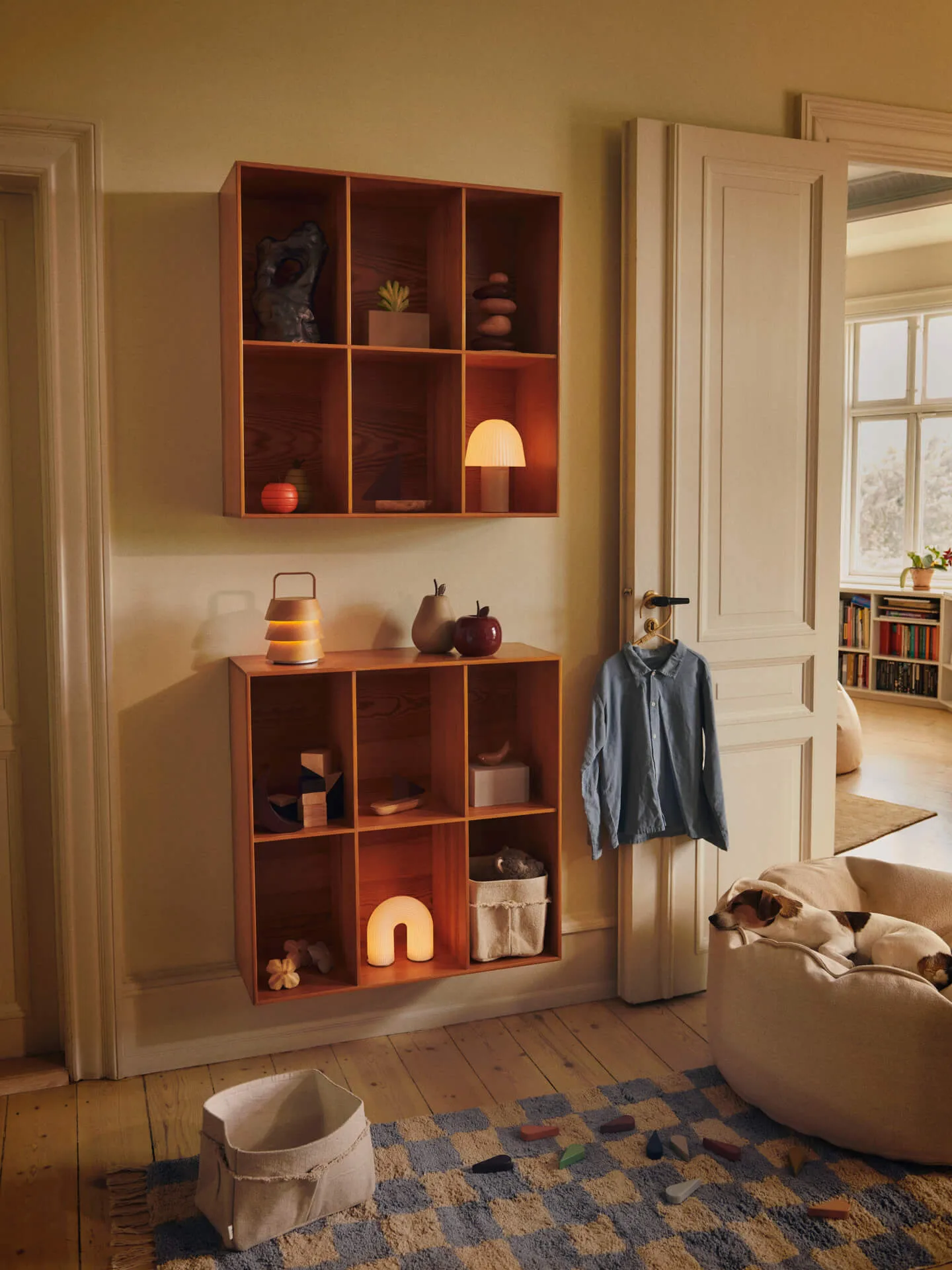 Wavi hangers 3-pack, Natural Ferm Living