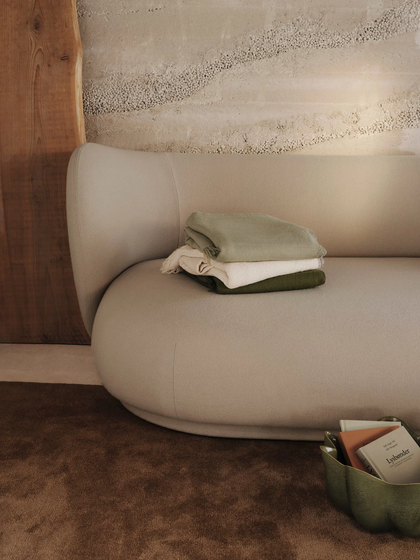 Weaver throw 120x170 cm, Avocado Ferm Living