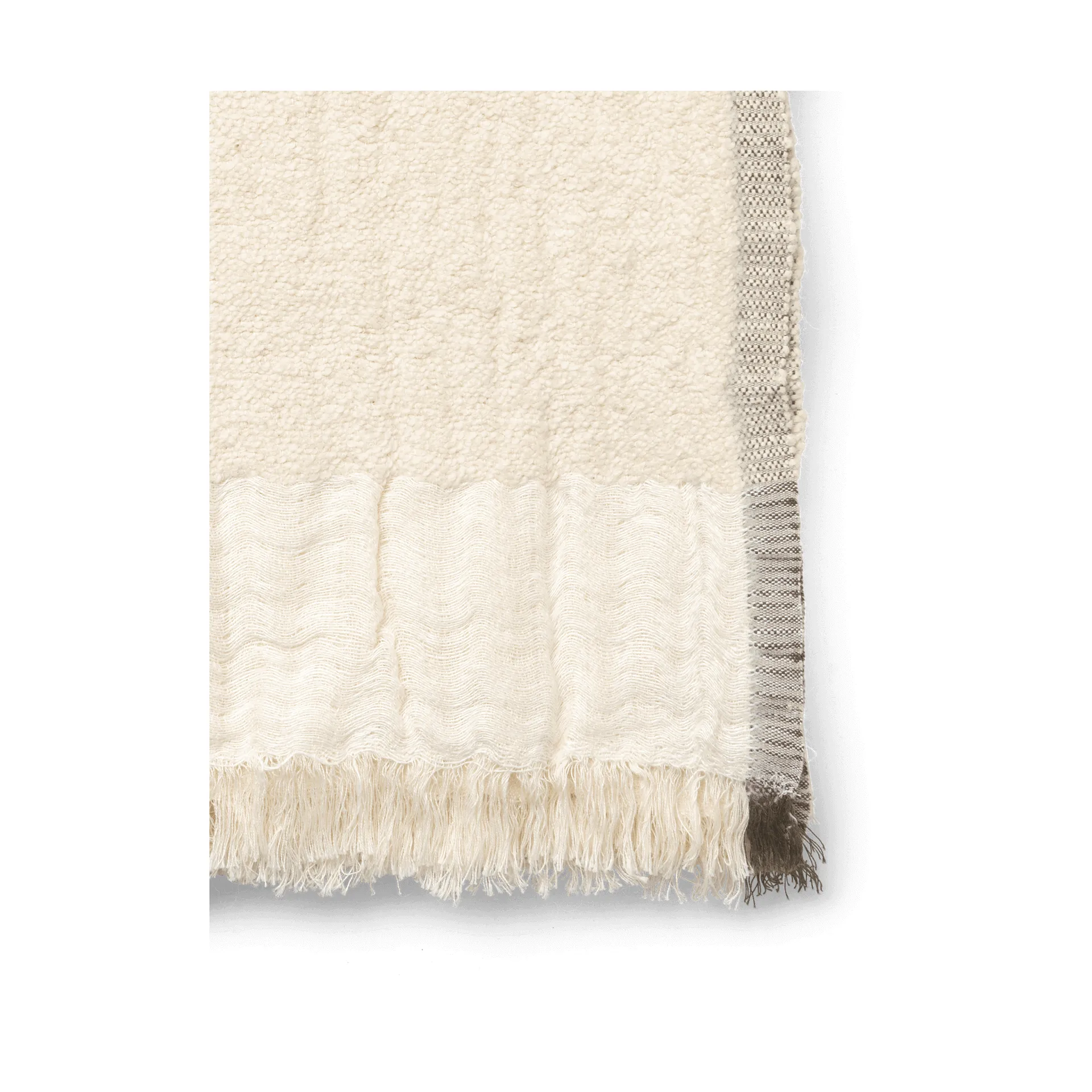 Weaver throw 120x170 cm, Off-white Ferm Living