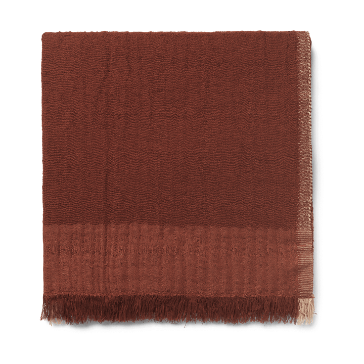 Weaver throw 120x170 cm - Red Brown - ferm LIVING