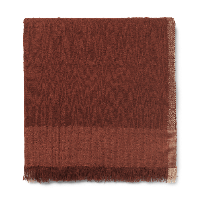 Weaver throw 120x170 cm - Red Brown - Ferm LIVING