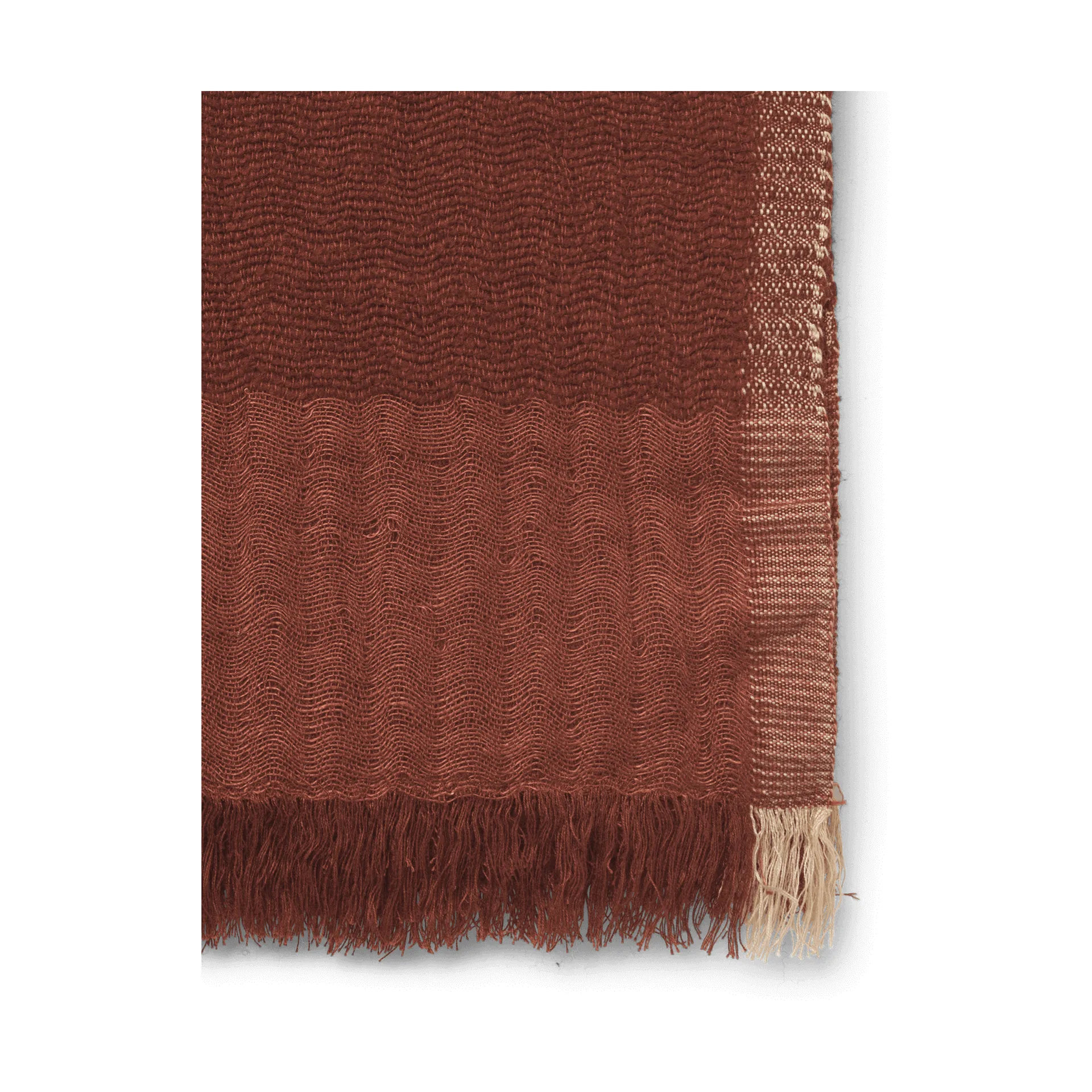 Weaver throw 120x170 cm, Red Brown Ferm Living