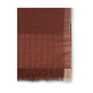 Weaver throw 120x170 cm - Red Brown - ferm LIVING