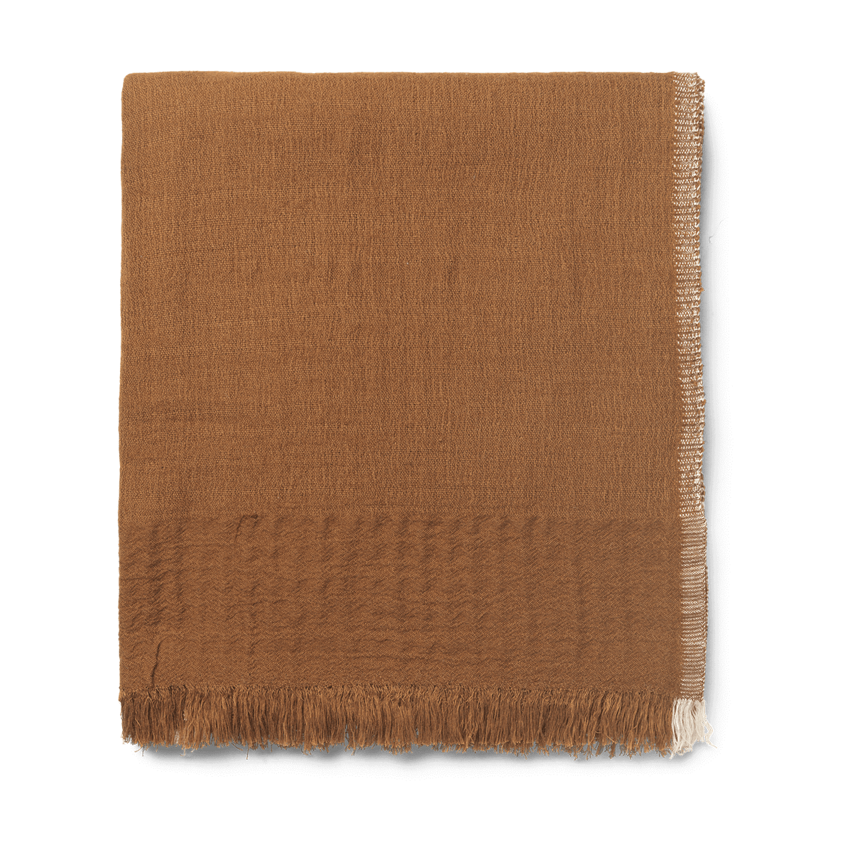 Ferm Living Weaver throw 120x170 cm Sugar Kelp | Scandinavian Design | Wool blankets & throws | Brown