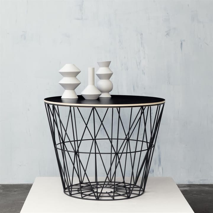 Wire basket black, medium Ferm Living