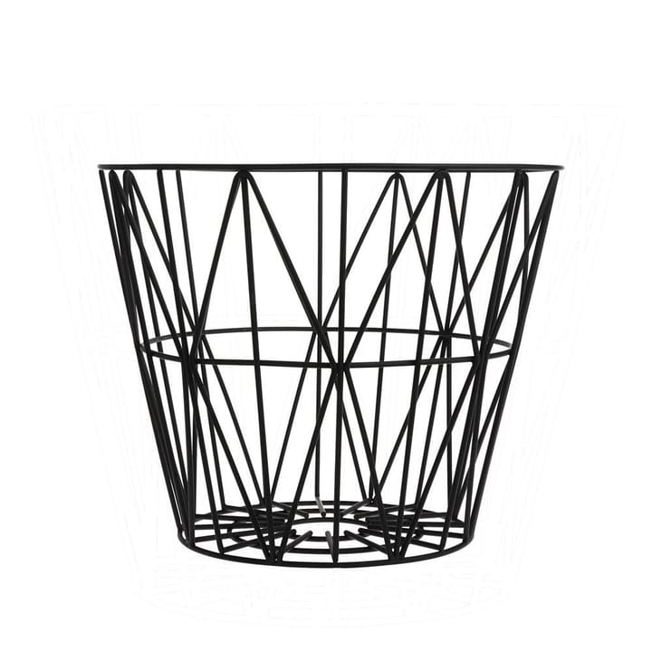 Wire basket black - small 40x35 cm - Ferm Living