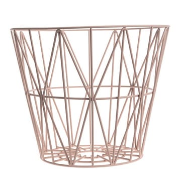 Wire basket rose - large 60x45 cm - Ferm Living