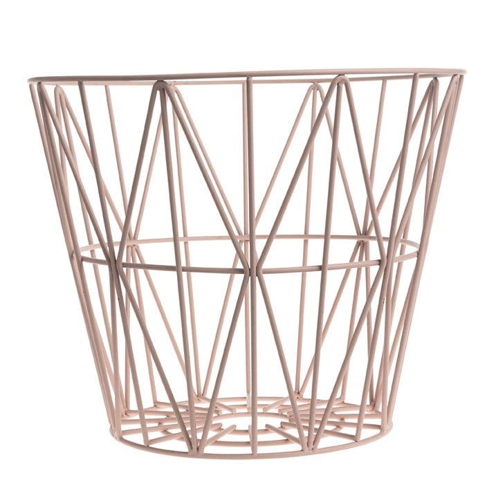 Wire basket rose - large 60x45 cm - ferm LIVING