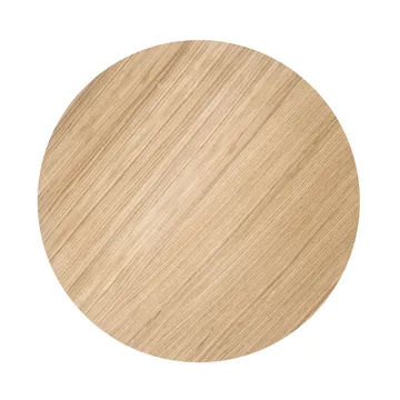 Wire basket top oiled oak - medium Ø 50 cm - Ferm Living