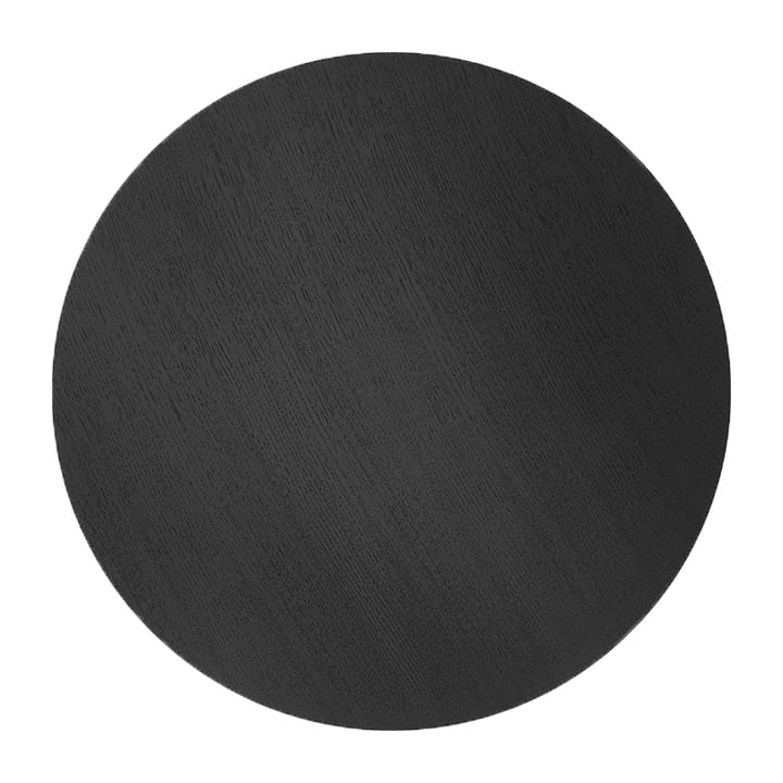 Wire basket top stained black oak, Large Ø60 cm Ferm Living