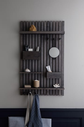 Wooden multi-shelf - Dark-stained ash - ferm LIVING