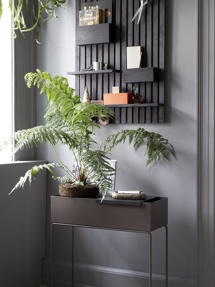 Wooden multi-shelf - Dark-stained ash - ferm LIVING