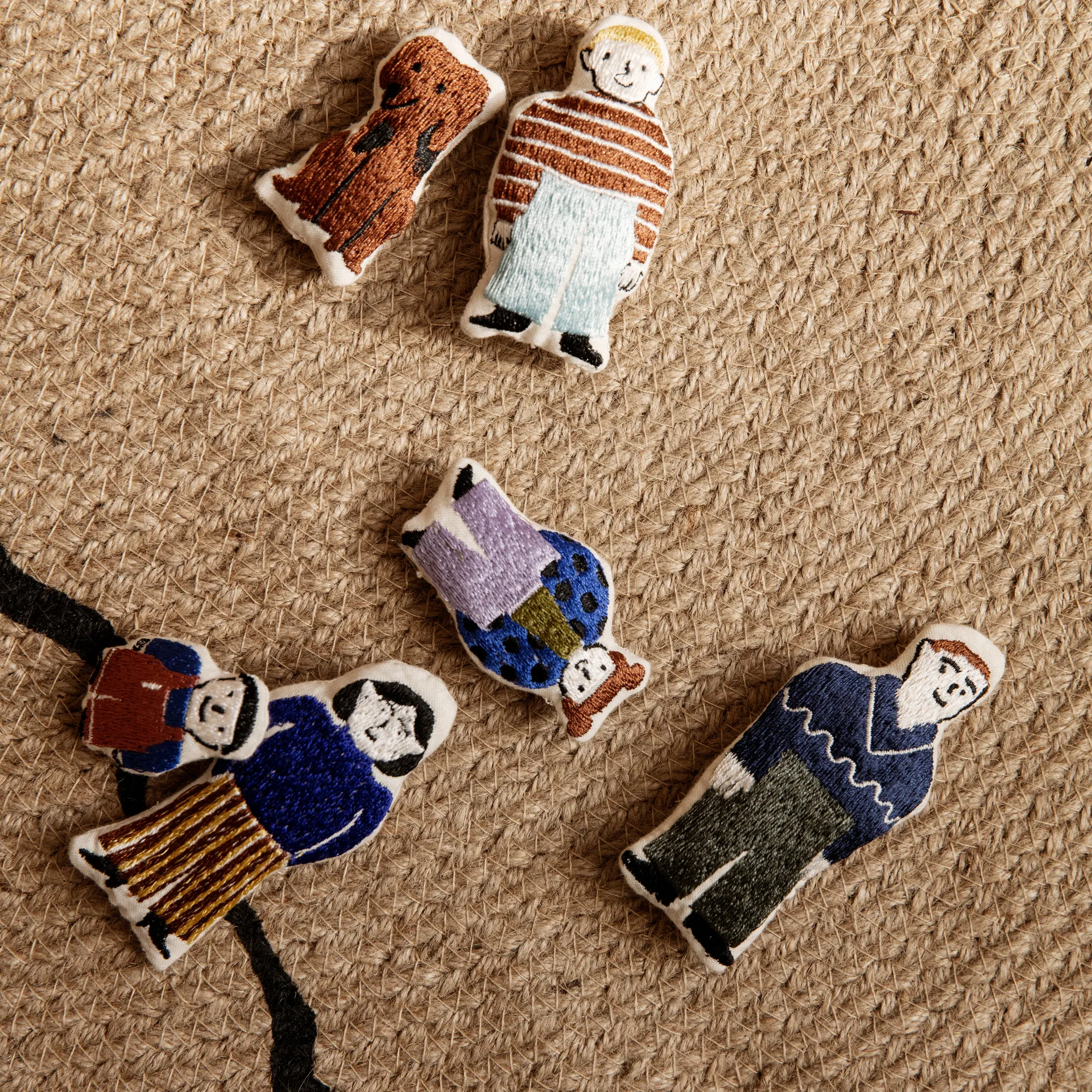 World jute rug small, beige Ferm Living