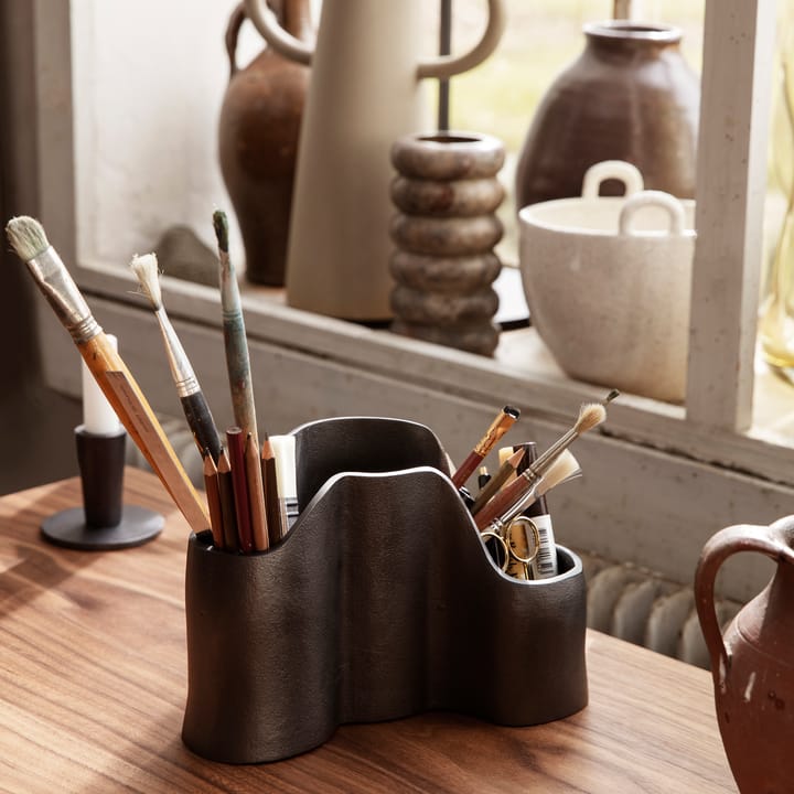 Yama pen stand, Blackened aluminum Ferm Living