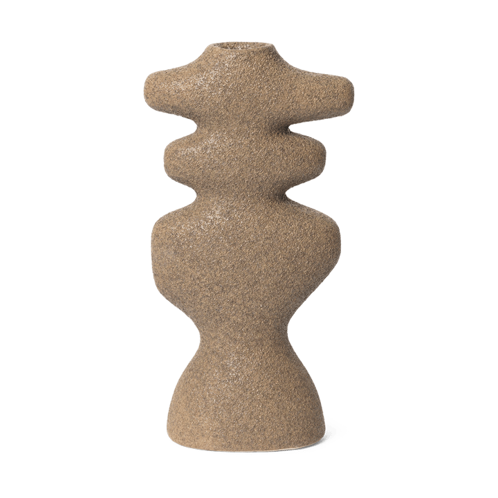 Yara candlestick large - Dark Sand - Ferm LIVING