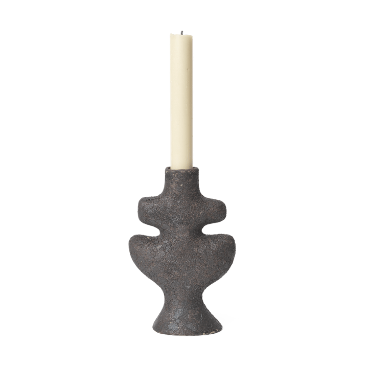 Yara candlestick small - Rustic Iron - ferm LIVING