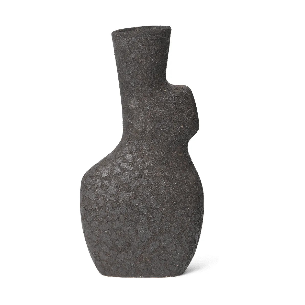 Ferm Living Yara vase large Rustic Iron | Scandinavian Design | Vases | Grey