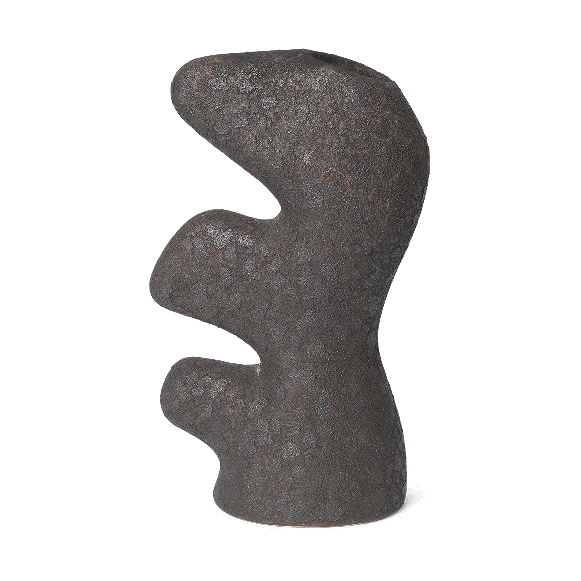 Ferm Living Yara vase small Rustic Iron | Scandinavian Design | Vases | Grey