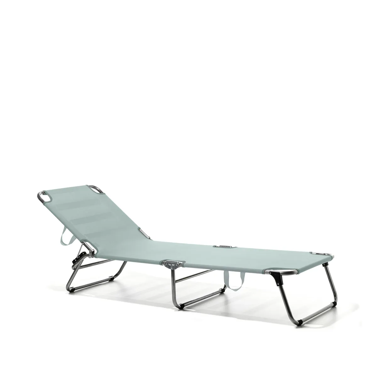 Fiam Amigo sun lounger Fabric sage green-aluminium