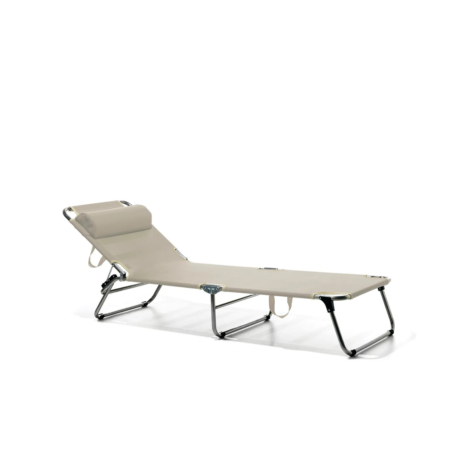 Amigo sun lounger, Taupe Fiam